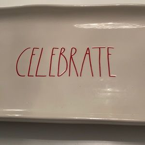 Rae Dunn 14 inch Platter’ Celebrate ‘
